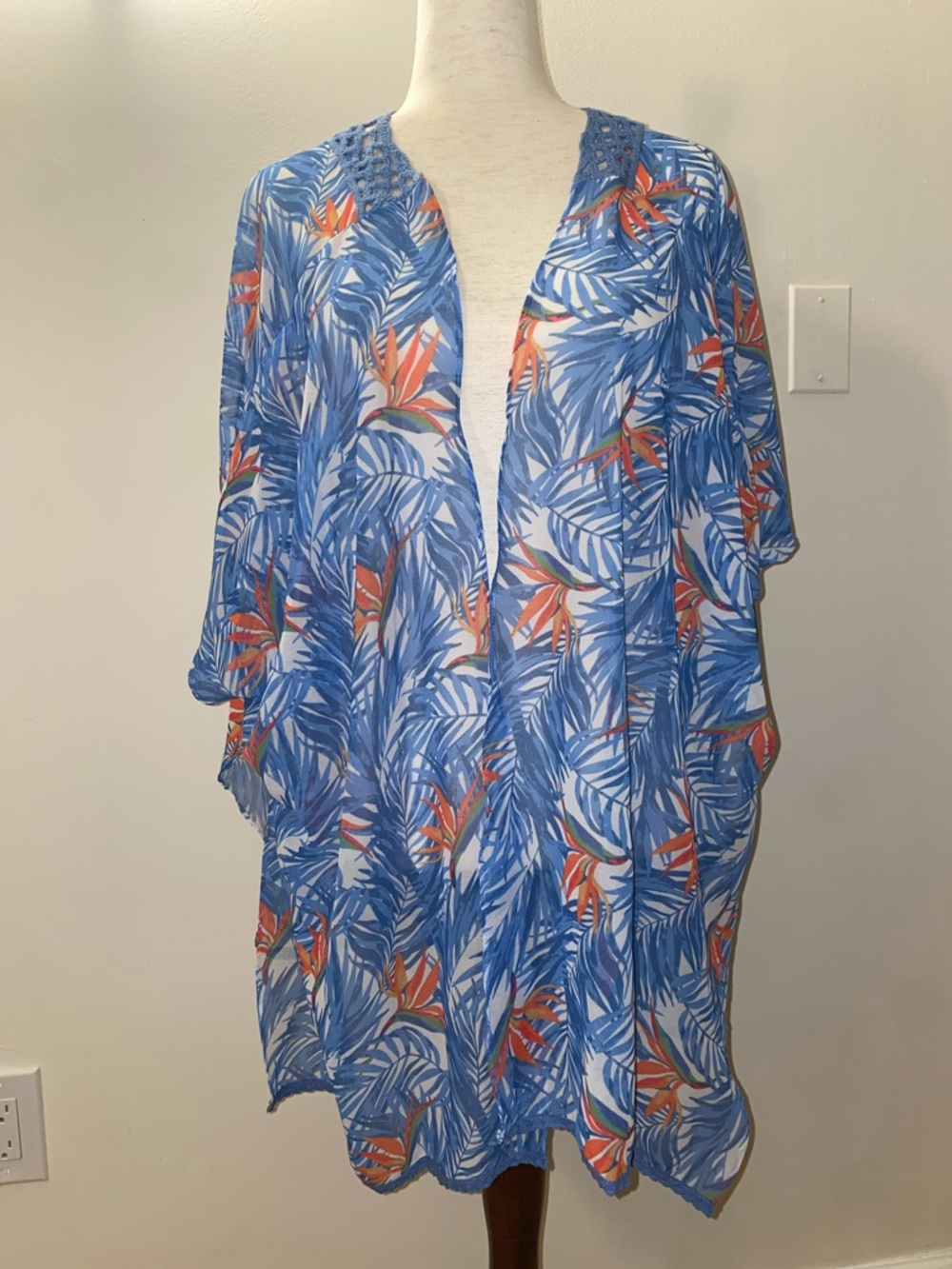 Accessory Street Tropical Kimono One Size NWT